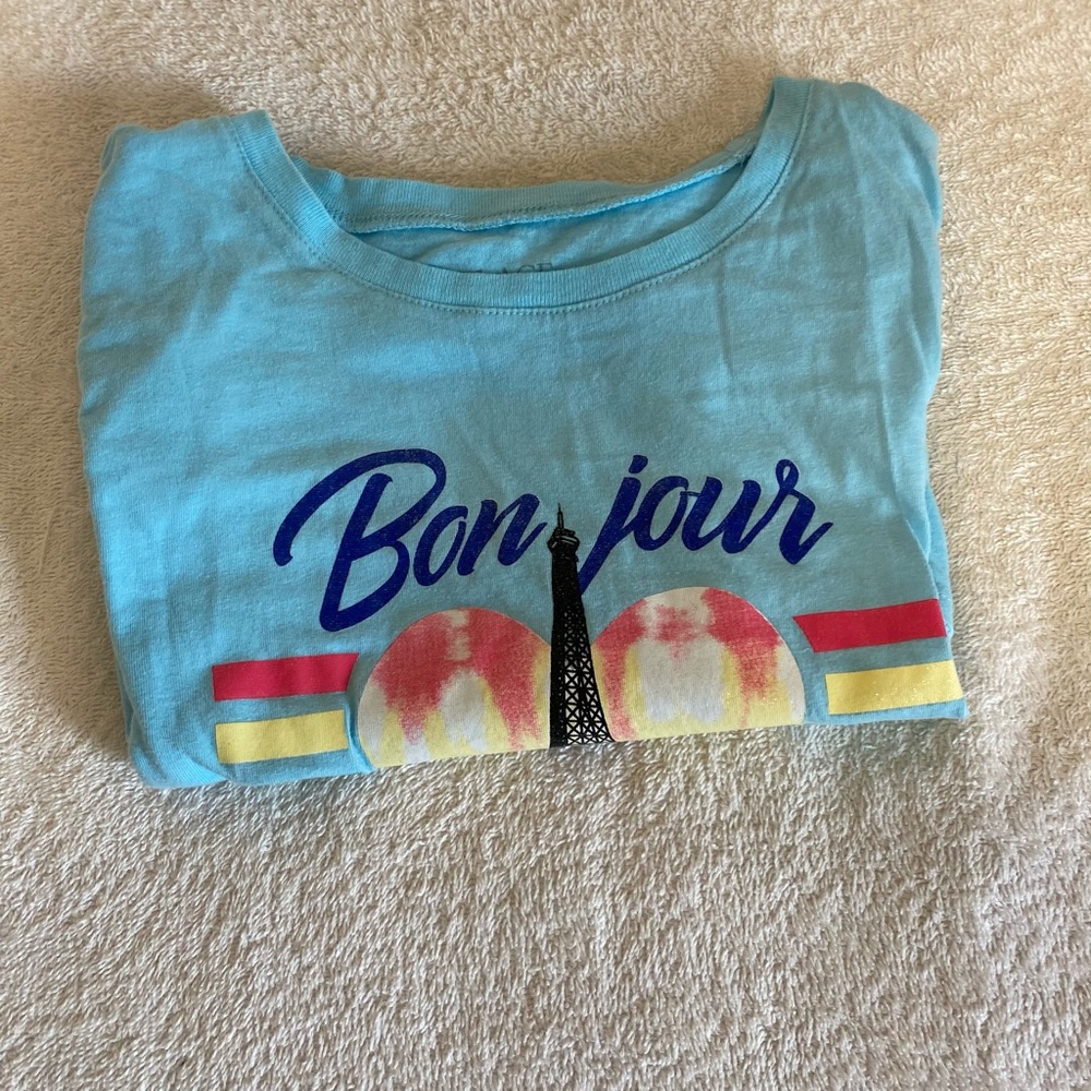 Graphic tee blue